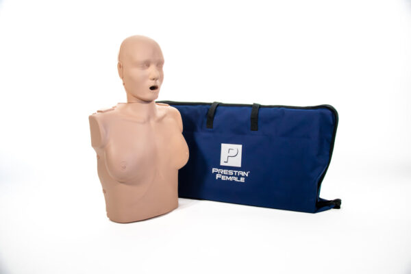 Manequim de RCP  Profissional Adulto Feminino Prestan com Feedback de RCP (Pele Média) [SKU: PR00026M]