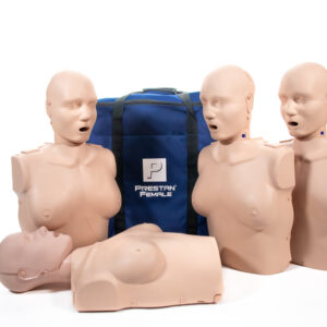 Manequim de RCP  Profissional Adulto Feminino Prestan com Feedback de RCP, Pacote com 4 (Pele Média) [SKU: PR00027M]