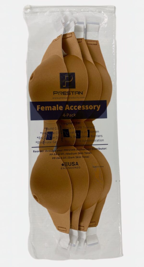 Acessório Feminino Prestan, Pele Escura, Pacote com 4 [SKU: PR00049D]