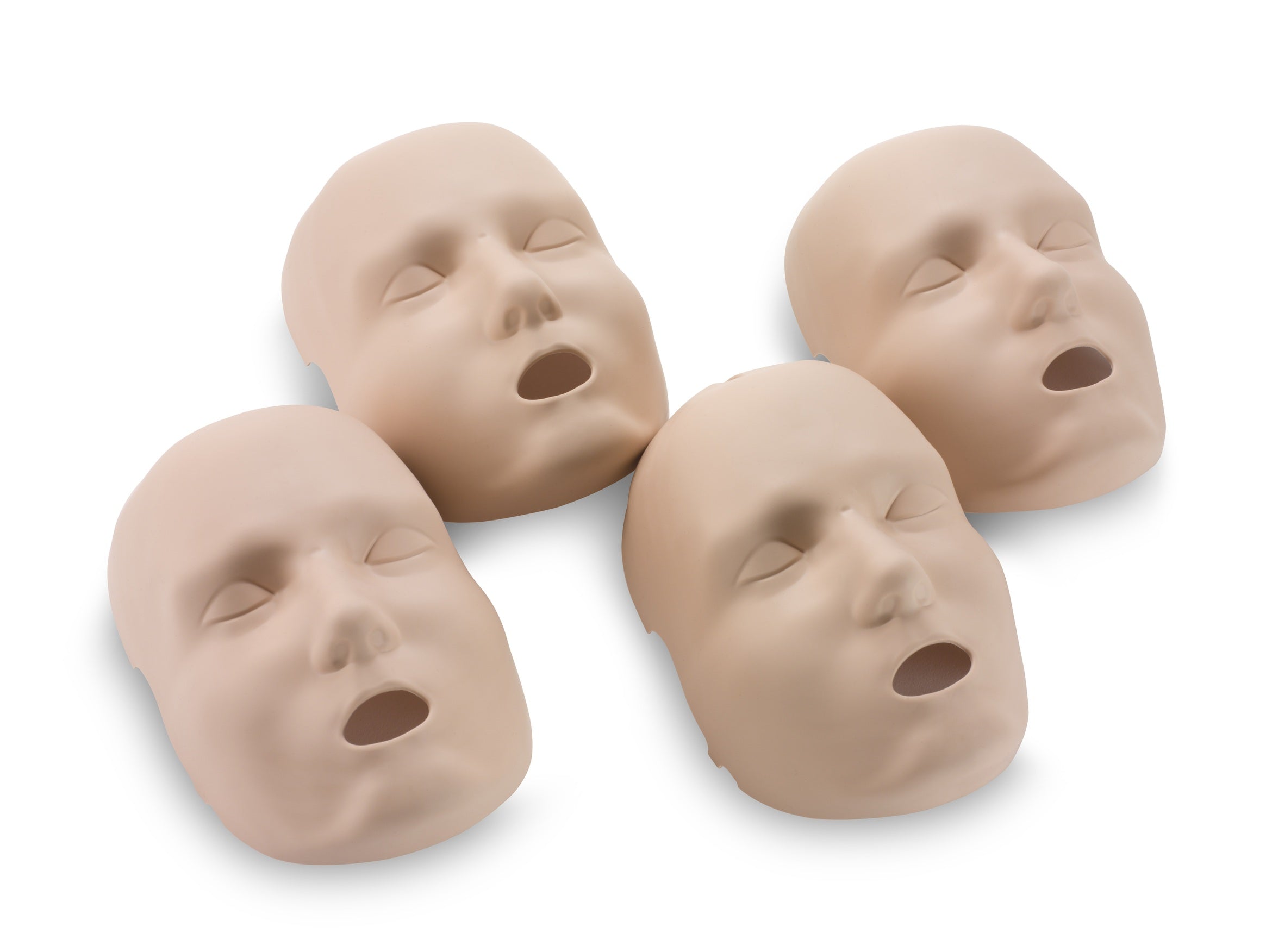 'Prestan Professional Adult Manikin Face Skin, 4-Pack (Pele Média) [SKU: PR00095M]'