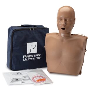 Manequim de RCP  Prestan Ultralite com Feedback de RCP, Único (Pele Escura) [SKU: PR00040D]