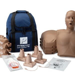 Manequim de RCP  Prestan Ultralite com Feedback de RCP, Pacote com 4 (Pele Escura) [SKU: PR00043D]