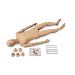 Manequim de corpo inteiro para RCP/Trauma com caixa de console eletrônico – Light [SKU: 100-2725]