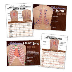 Conjunto completo de recursos visuais para locais cardíacos e pulmonares da Nasco  [LF00684]