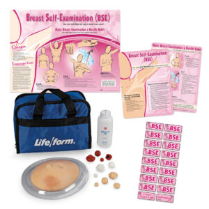 Kit completo de educação para exame de mama Nasco com Light Trainer