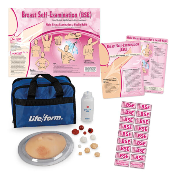 LF00975-main Kit completo de educação para exame de mama Nasco com Light Trainer
