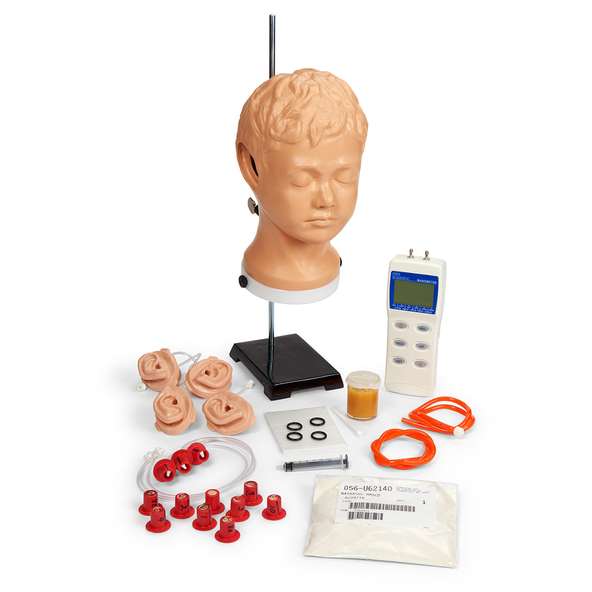 Life/form® Diagnostic & Procedural Ear Trainer com kit de otoscopia pneumática [SKU: LF01066]