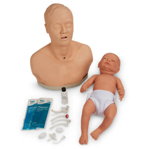 Conjunto de cuidados para traqueostomia para educação de pacientes Life/form® [SKU: LF01159]