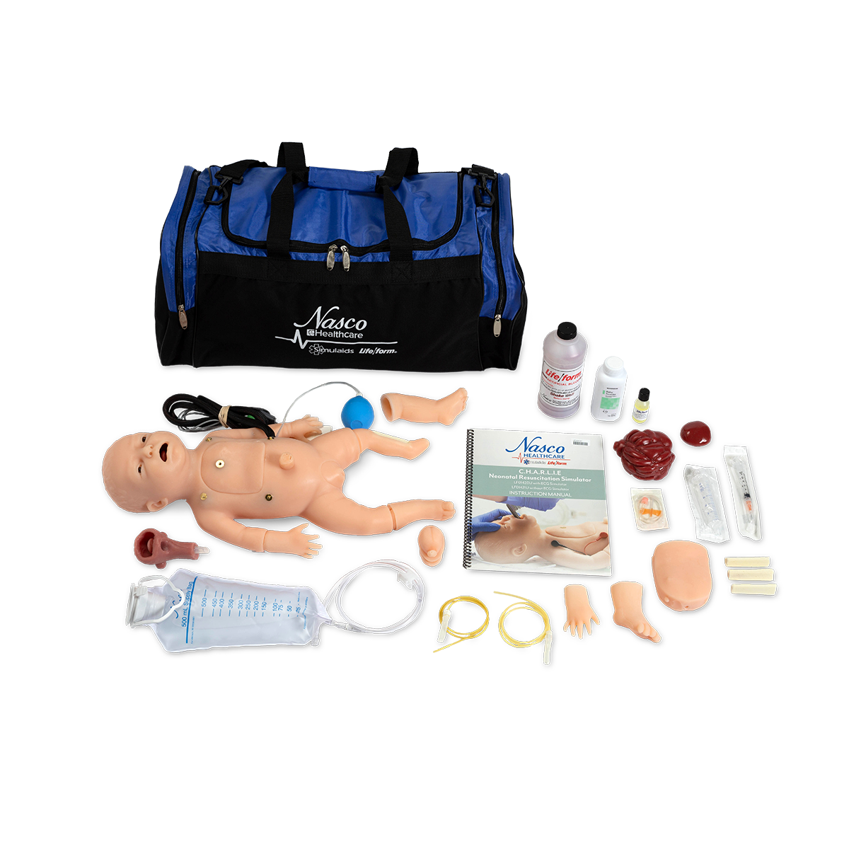 C.H.A.R.L.I.E. Simulador de reanimação neonatal [SKU: LF01421]