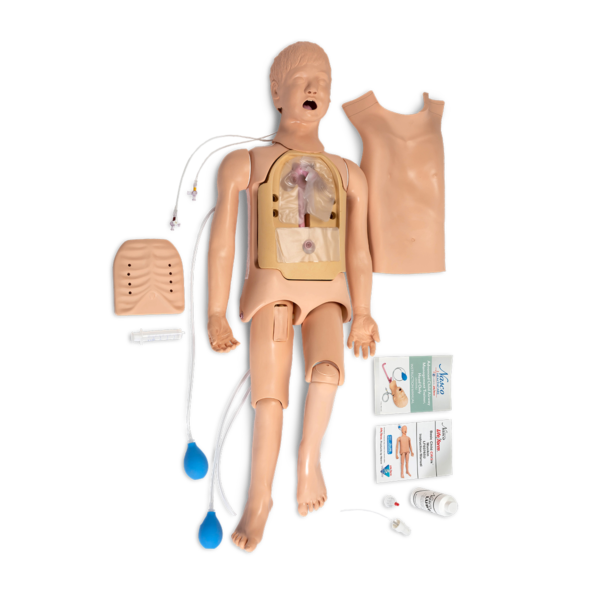 Manequim Life/form® Basic Child CRiSis™ com gerenciamento avançado de vias aéreas [SKU: LF03665]