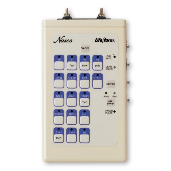Simulador de ECG interativo Life/form® com postes [SKU:LF03670]