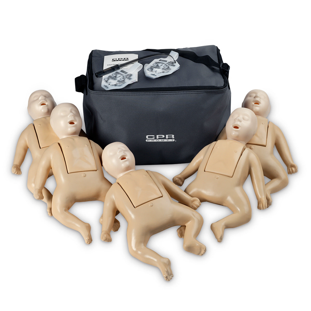 Pacote de treinamento infantil CPR Prompt® TPAK 50 - 5 manequins bronzeados.   [LF06051]