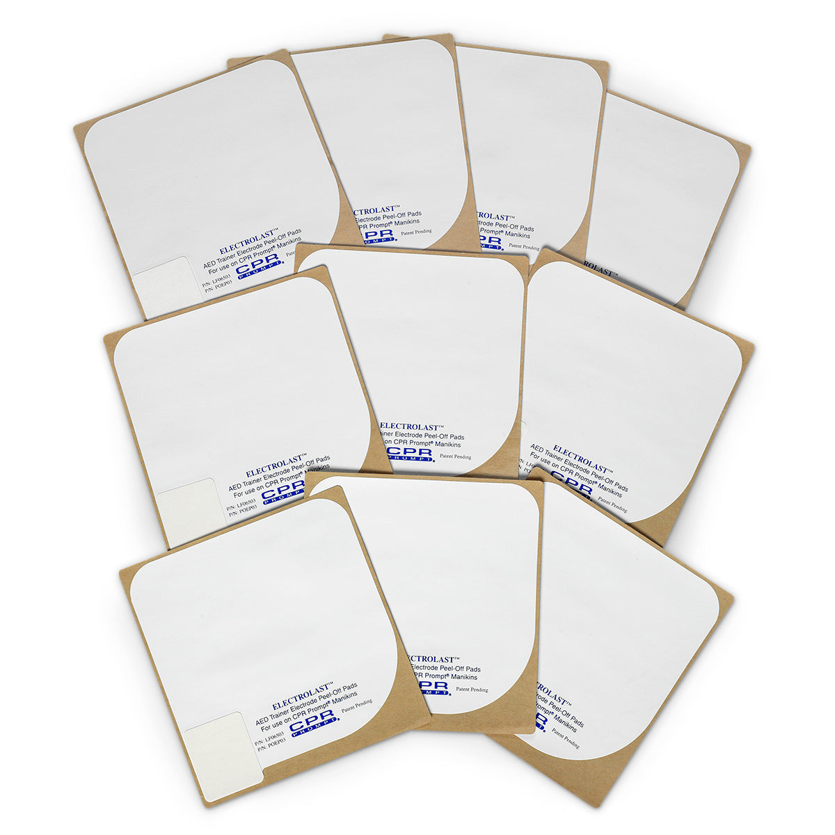 Almofadas removíveis de eletrodo de espuma ElectroLast AED Trainer - Estilo Survivalink