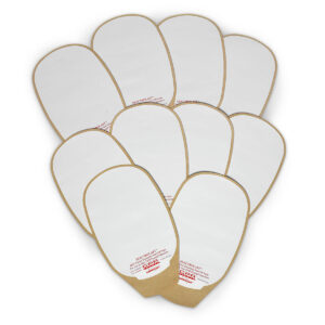 Almofadas removíveis de eletrodo “Skin” ElectroLast AED Trainer: estilo Medtronic Physio-Control