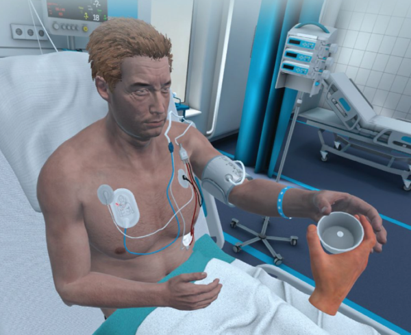 Software de Simulador de Paciente Virtual Móvel da Clínica XR – Sem Óculos [SKU: XRCL-M010]