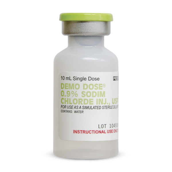 Demo Dose® Injeção de cloreto de sodim 0,9% - 10 ml [SKU: PN01042]