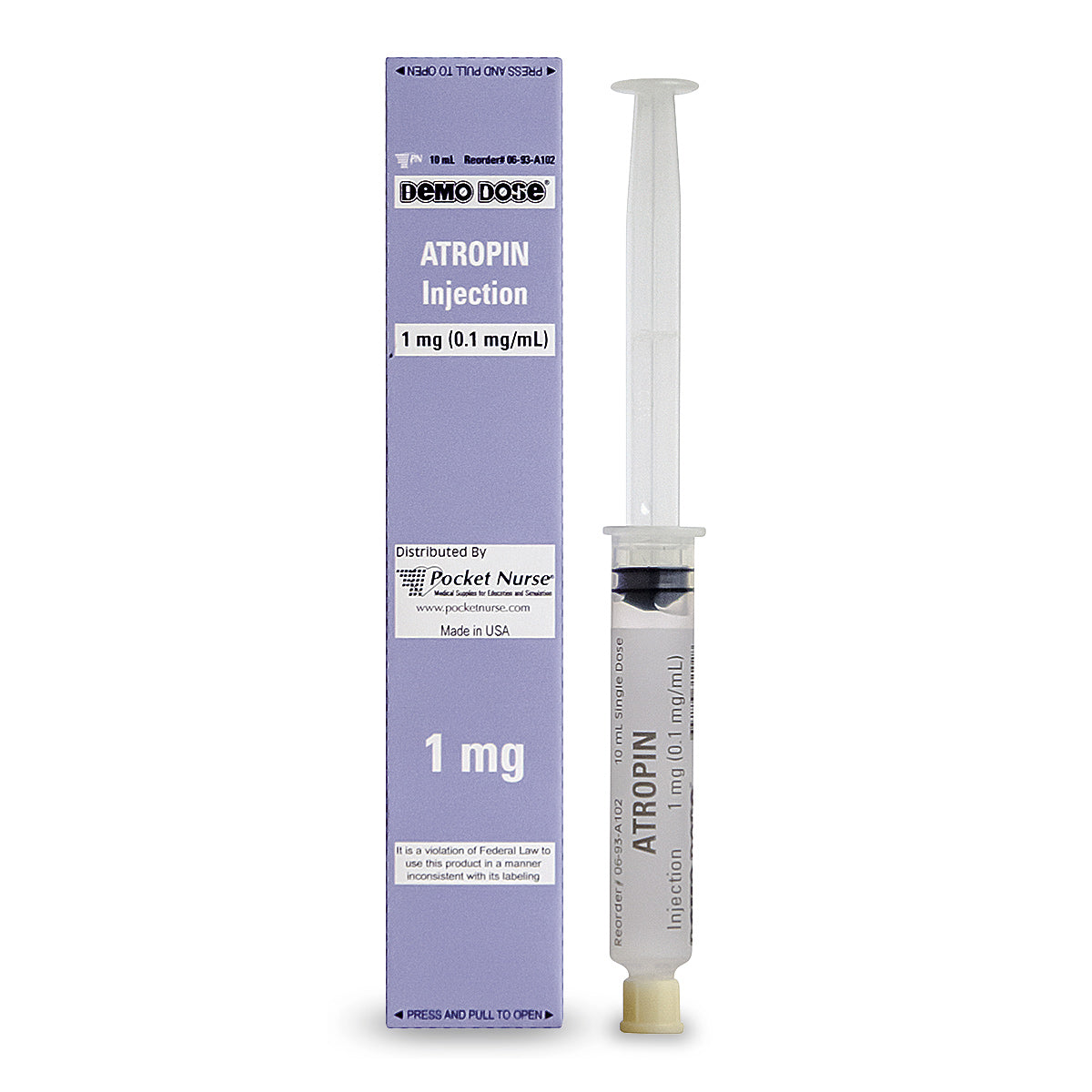 Seringa Pré-cheia Demo Dose® - Atropina (10 ml)