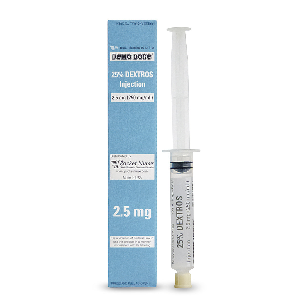 Seringa Pré-cheia Demo Dose® - Dextros 25% (10 ml)