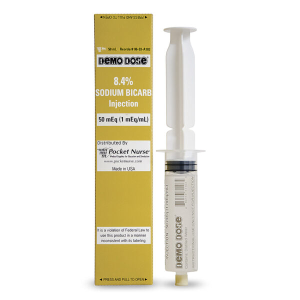 Seringa pré-cheia Demo Dose® - Bicarbe de sódio 8,4% (50 ml)