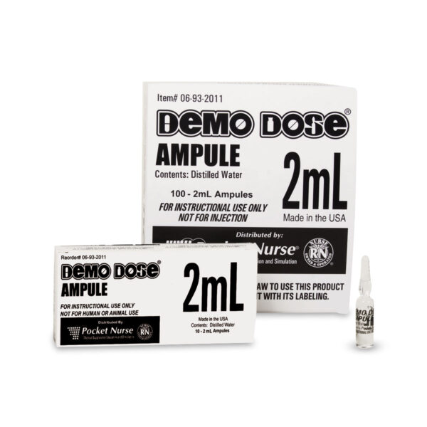 Ampola Transparente Demo Dose® – 2 ml [SKU: PN01095]
