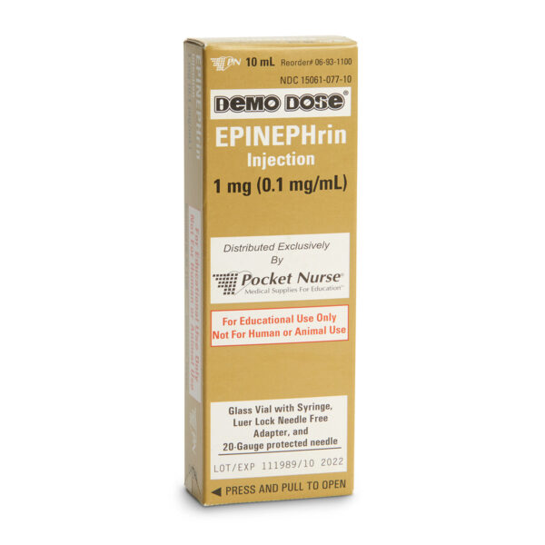 PN01171-main_71a8c07b-c01a-42bb-a9fa-660beaf80c4e Demo Dose® Medicamento de Emergência Simulado - Epinephrn - 10 ml