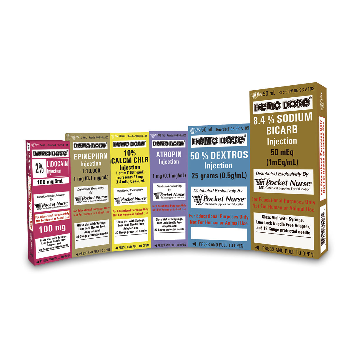 Demo Dose® Medicamento de Emergência Simulado - Dextros - 50 ml