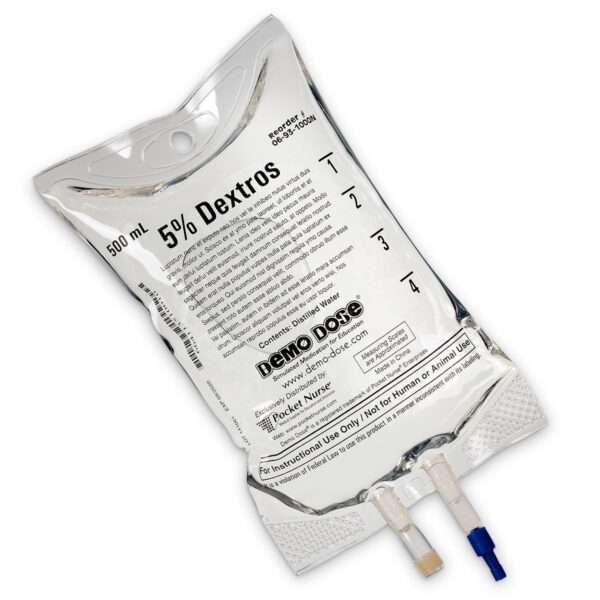PN01178-main_cb43cc62-ff89-4f24-a7f7-9b256d151262 Demo Dose® Fluido IV Simulado - 5% Dextrose - 500 ml