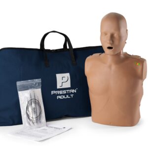 Manequim de RCP  Adulto Profissional Prestan Série 2000 com Feedback Avançado de RCP, Único (Pele Média) [SKU: PR00008M]