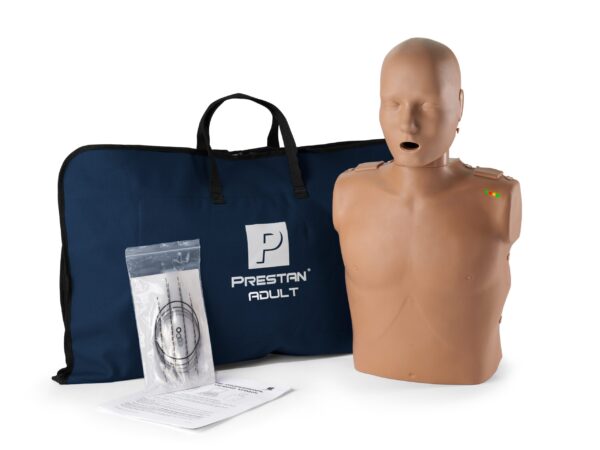 Manequim de RCP  Adulto Profissional Prestan Série 2000 com Feedback Avançado de RCP, Único (Pele Média) [SKU: PR00008M]