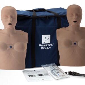 Kit de Diversidade de Mannequins Adultos Profissionais Prestan com Feedback de RCP, 4-Pack [SKU: PR00065]