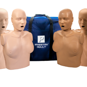 Manequim de RCP  Profissional Adulto e Feminino PRESTAN com Feedback de RCP, 4-Pacote (Kit de Diversidade) [SKU: PR00162]
