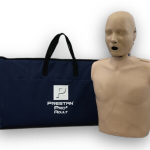 Manequim de RCP  de Treinamento de RCP Adulto Prestan PRO+ Pele Escura com Monitor de Taxa [SKU: PR00029D]