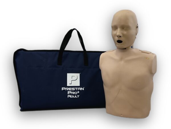 Manequim de RCP  de Treinamento de RCP Adulto Prestan PRO+ Pele Escura com Monitor de Taxa [SKU: PR00029D]