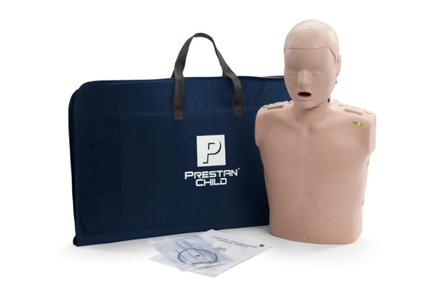 Manequim de RCP  Infantil Profissional Prestan com Feedback de RCP (Pele Média) [SKU: PR00015M]