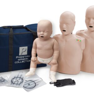 Coleção de Maniquins Profissionais Prestan com Feedback de RCP (Pele Média) [SKU: PR00016M]