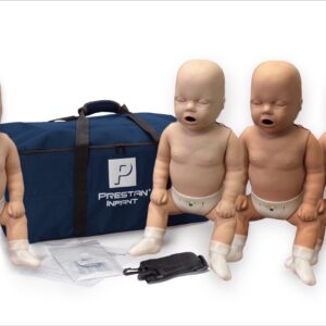Kit de Diversidade de Mannequins Infantis Profissionais Prestan, 4 Peças (2 Pele Média & Pele Escura) [SKU: PR00072]