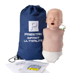 Manequim de RCP  Infantil Ultralite Prestan com Feedback de RCP, Único (Pele Média) [SKU: PR00044M]