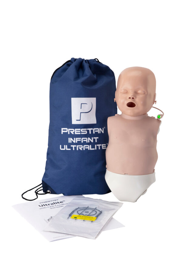 Manequim de RCP  Infantil Ultralite Prestan com Feedback de RCP, Único (Pele Média) [SKU: PR00044M]