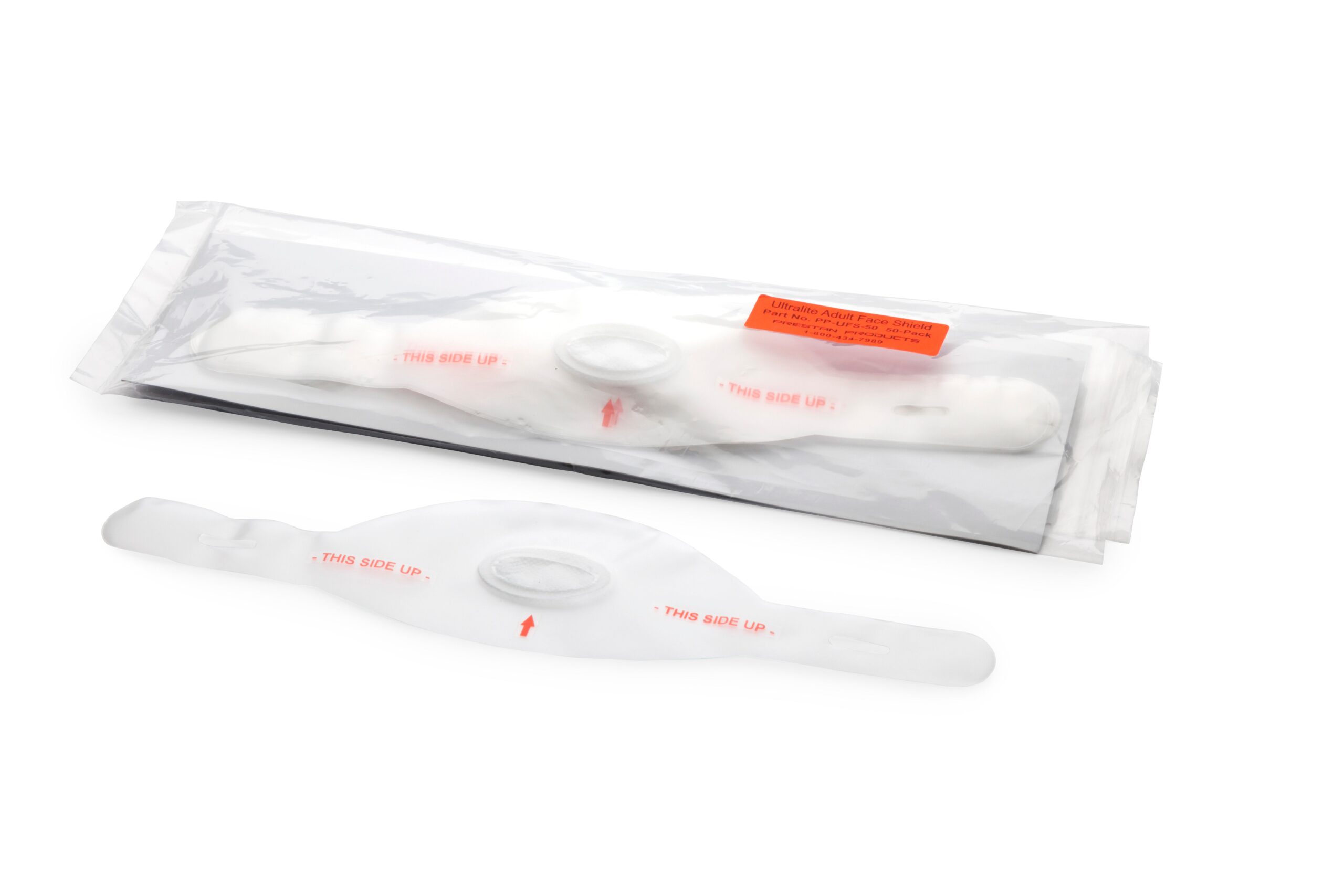 Protetores Faciais Prestan Ultralite, Pacote com 50 [SKU: PR00077]