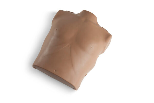 Manequim de RCP  Profissional Adulto Prestan com Torso de Feedback de RCP, (Pele Escura) [SKU: PR00034D]