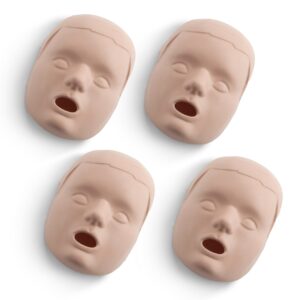 Prestan Professional Child Manikin Face Skin, 4-Pack (Pele Média) [SKU: PR00105M]
