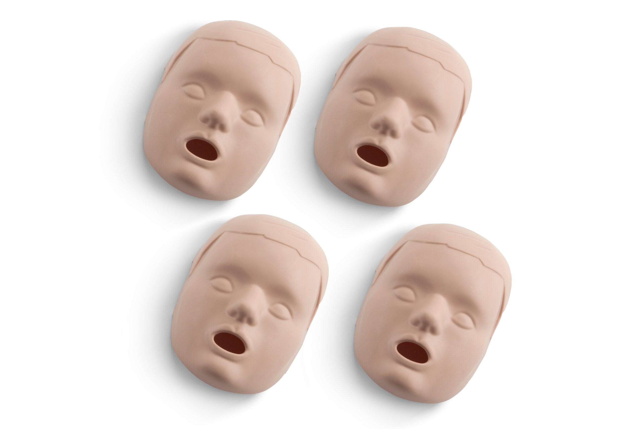 Prestan Professional Child Manikin Face Skin, 4-Pack (Pele Média) [SKU: PR00105M]