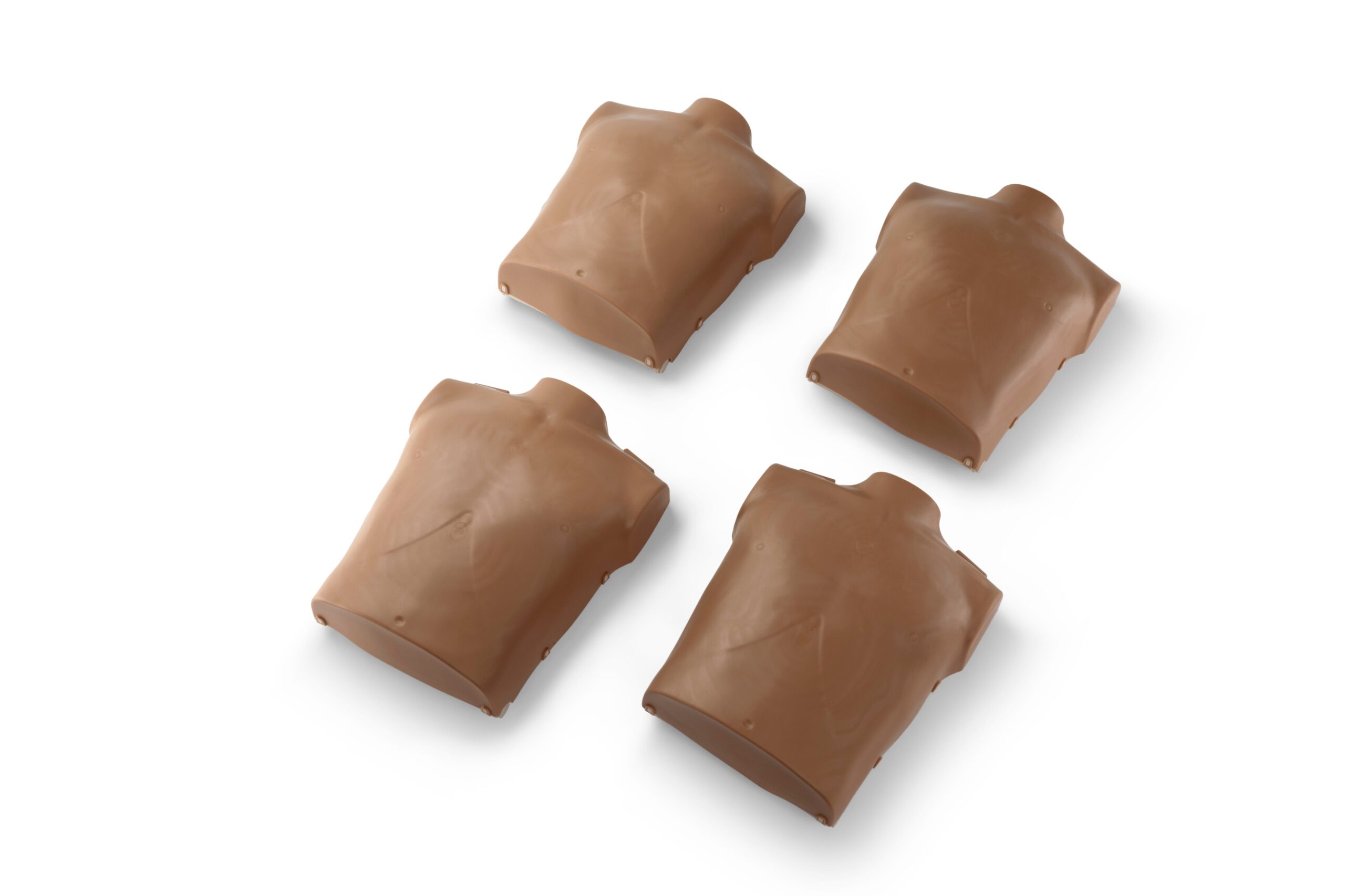 Manequim de RCP  Infantil Profissional Prestan Torso Pele, Pacote com 4 (Pele Escura) [SKU: PR00110D]