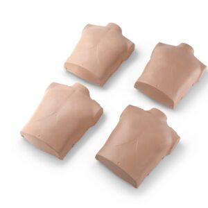 Prestan Professional Child Manikin Torso Skin, 4-Pack (Pele Média) [SKU: PR00110M]