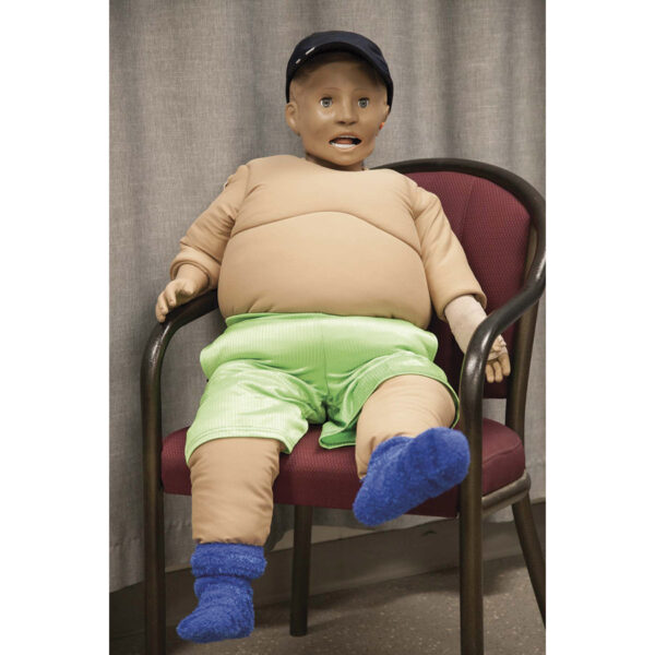 Simulação de obesidade pediátrica SimObesitySuit JR
