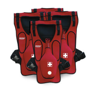Act+Fast Treinadores Anti-Asfixia – Pacote com 4, Vermelho [SKU: SB51829]
