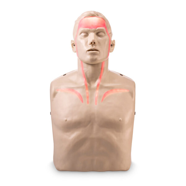 Manequim de treinamento de RCP Brayden com luzes indicadoras vermelhas [SKU: SB51965]