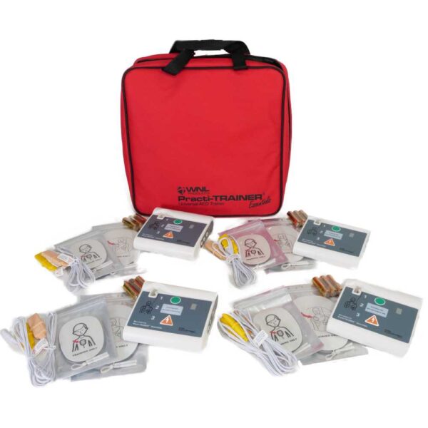 AED Practi-Trainer – Bilíngue – Pacote de 4 [SKU: SB52283]